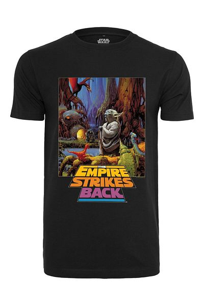 Merchcode Herren Star Wars Yoda Poster Tee