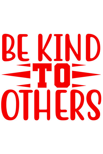 StoryGift Romania Sticker Exterior cu mesajul in engleza "Be kind to others" ...