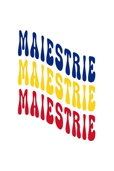 StoryGift Romania Sticker Eticheta 50CM Cuvantul Maiestrie, in Culorile Steag...