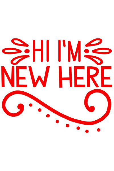 StoryGift Romania Sticker Exterior pentru un bebelus "nou-venit" - text in en...