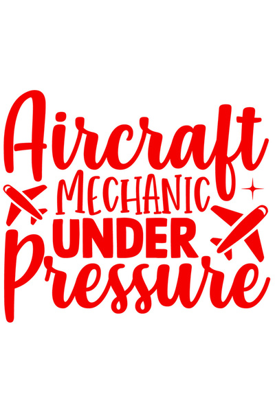 StoryGift Romania Sticker Exterior cu mesajul in engleza "Aircraft mechanic u...