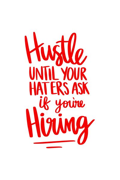 StoryGift Romania Sticker Adeziv 90CM Exterior cu mesajul "Hustle until your haters ask if you're hiring" - pana