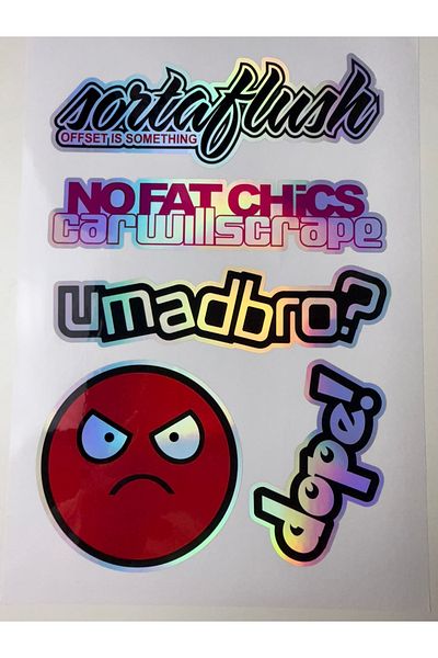 cakaybu Car Sticker (Sticker) Notebook, Helmet, Wall, Bicycle, Motorcycle, Cabinet, Door A4 Sizes