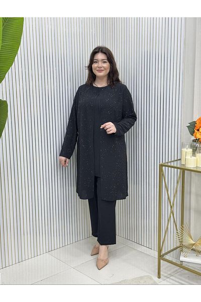 GK Σετ τουνίκ Plus Size με πέτρα πρέσας