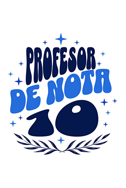 StoryGift Romania Sticker Autocolant 70CM Adeziv Profesor de nota 10 scoala c...