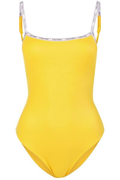 Calvin Klein Damen Underwear Core Logo Tape Badeanzug