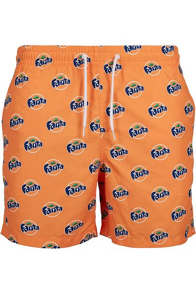 Merchcode Herren Fanta Logo Aop Badeshorts