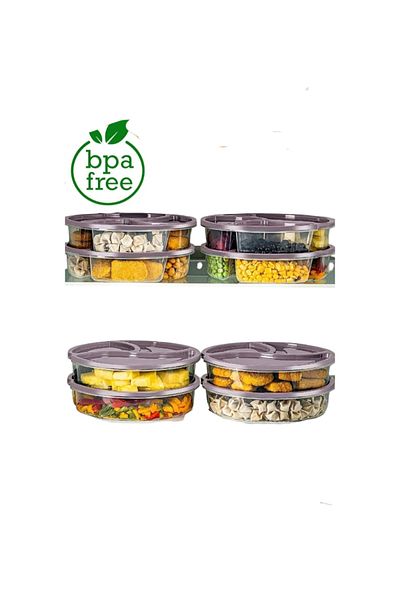 VİZYON Deep Freezer Compartment Storage Container Ice Box Organizer Breakfast