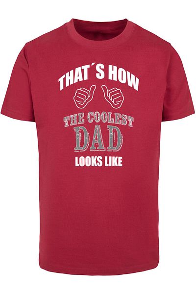 Merchcode Herren Coolest Dad T-shirt Round Neck