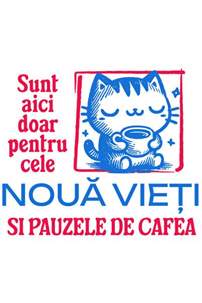 StoryGift Romania Sticker Autocolant 70CM Adeziv Sunt aici doar pentru cele n...