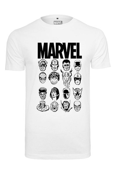 Merchcode Herren Marvel Crew Tee