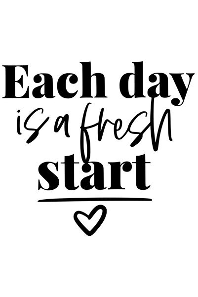 StoryGift Romania Sticker Exterior cu inimioara si mesajul "Each day is a fre...