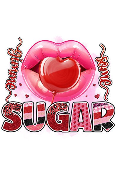 StoryGift Romania Sticker Eticheta 50CM cu mesajul "Gimme some sugar", zahar,...