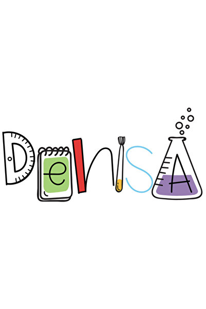 StoryGift Romania Sticker Autocolant 70CM Cu Numele Denisa, Scoala, Chimie, Materii, Algebra, Geometrie cu Margi