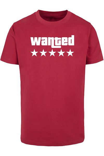 Merchcode Herren Wanted T-shirt Round Neck