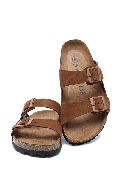 Kifidis K14943 Kifidis Soft Step Γυναικείες παντόφλες από φελλό με διπλό λουράκι 36-41