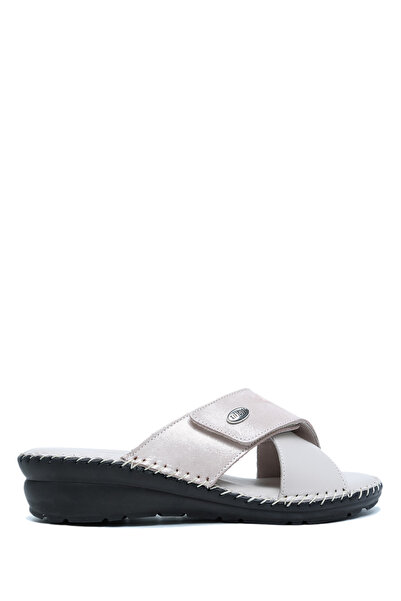 Kifidis KHM108 Kifidis Samos Kadın Çapraz Bantlı Deri Terlik 36-41