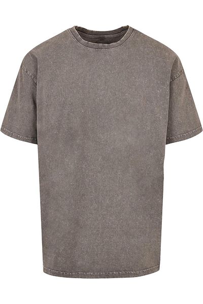 Merchcode Herren Love Yourself First Acid Washed Heavy Oversize T-Shirt
