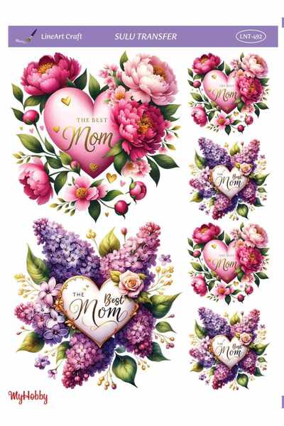 LİNEART Lnt492 Mother's Day, Mother, Multiple Pattern Open Ground Water Trans...