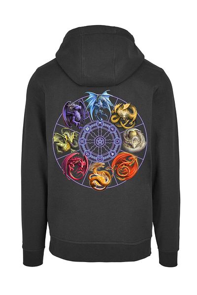 Merchcode Herren Anne Stokes - Dragons Of The Sabbats Hoody