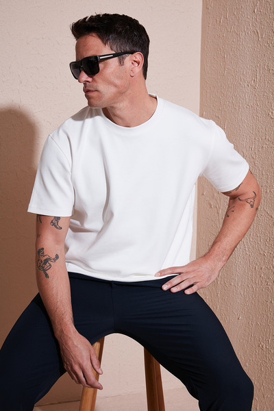 Buratti Cotton Regular Fit Crew Neck Basic t Shirt Men's t Shirt 5902772