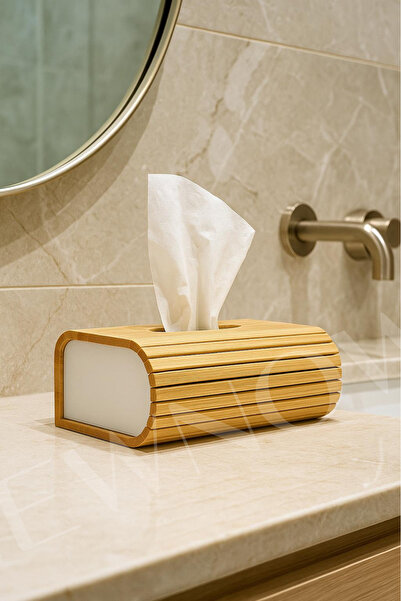 NEWNOW Special Design Napkin Holder with Bamboo Magnet, Table Top, Office, Kitchen