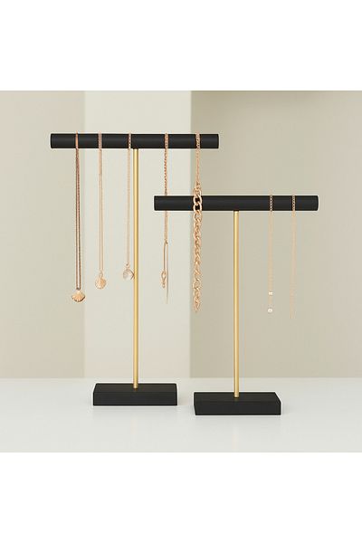 madam curie home Double Suit Necklace Stand