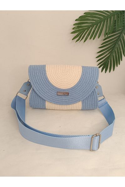 VeronicA Shoulder Bag Baby Blue Palaska Adjustable with Strap