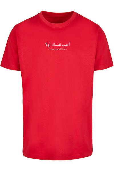 Merchcode Herren Love Yourself First T-shirt Round Neck