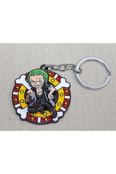 HEPBİMODA Metal Rotating One Piece Keychain