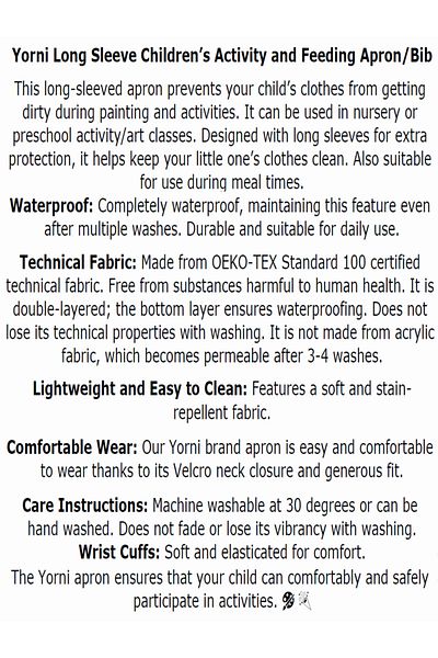 yorni 7-10 Years Old Family - Liquid Proof Activity and Painting Apron