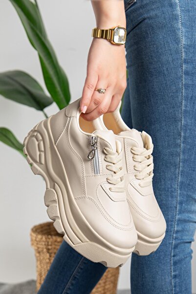 tayyarshoes Zahra Kadın Spor Güınlük Giyilecek Fermarlı Rahat Ayakkapı