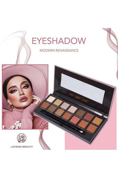 Loveme Lavme Beauty Beverly Hills Modern Renaissance Eyeshadow Palette Multi-Color
