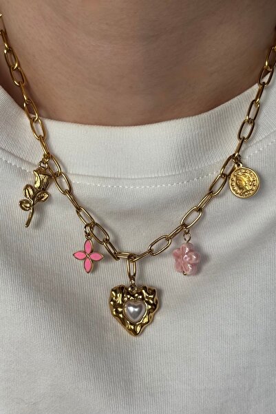 Beca Atelier Soft Heart Çelik Kolye