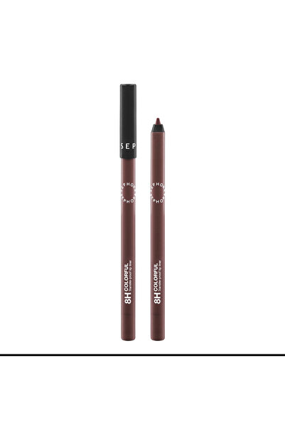 SEPHORA 8 Hr Colorful Lip Liner 8 Hour Non-Smudging Lip Liner 14 Muted Brown ...