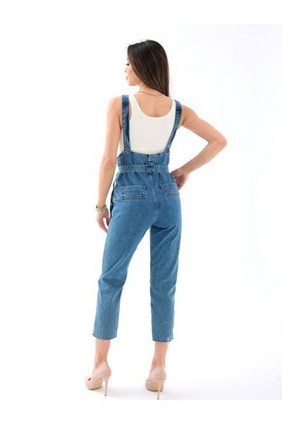 leyla sanat sanata yeni bir bakış açısı Leyla Art a New Perspective on Art 7015 Jeans Salopet-Blue