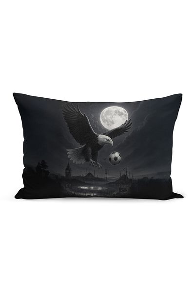 Bertille Home Copil Bebeluș Negru Alb Fan Fotbal Seria Husă de pernă (Husă de pernă)