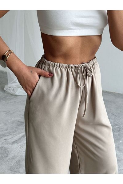 mydukkan.co Slim Belted Casual Trousers