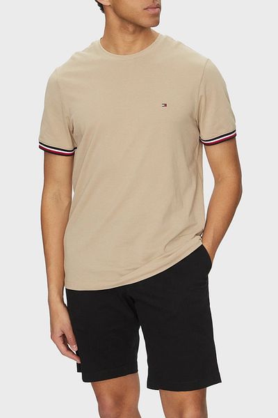 Tommy Hilfiger 100% Cotton Regular Fit Crew Neck t Shirt Men t Shirt Mw0Mw38630 Rbt