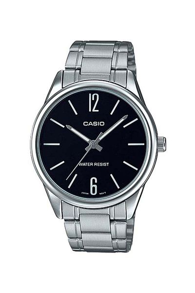 Casio Stainless Steel Analog Watch MTP-V005D-1B - 48mm - Silver for Men