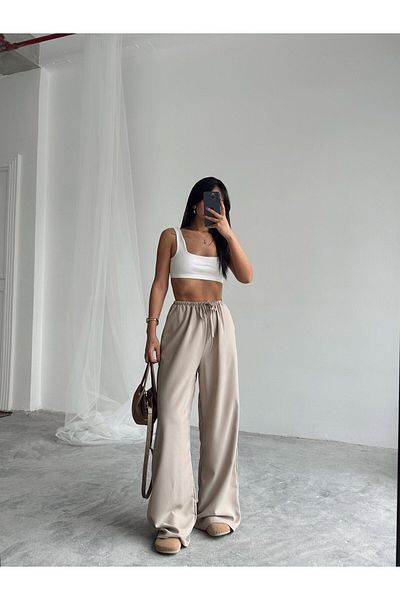mydukkan.co Slim Belted Casual Trousers