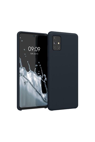 KWmobile Carcasă pentru Samsung Galaxy A51, silicon, albastră, 51197.186