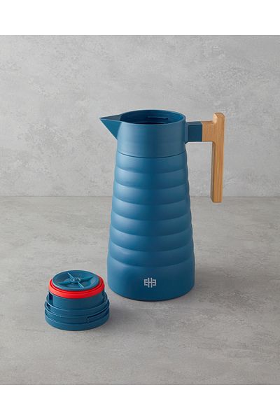 English Home Good Mood Elise Steel Thermos 2 Liter Petrol Blue