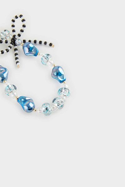 DeFacto Women's Blue Stone Charm Keychain F1032Axns