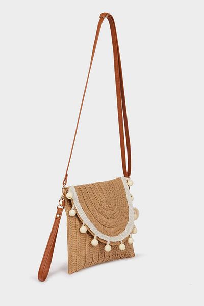DeFacto Women's Straw Shoulder Bag E1480Axns