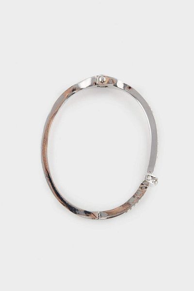 DeFacto Women's Silver Stone Handcuff Bracelet F3651Axns