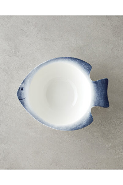 English Home Marinova Porselen Kase 23 cm Mavi-Beyaz