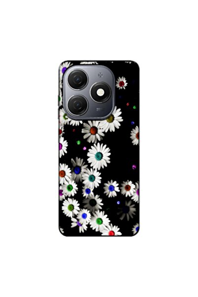 Zebana حافظة متوافقة مع TECNO Spark 20C حافظة سيليكون Daisy V1 (مطبوعة)