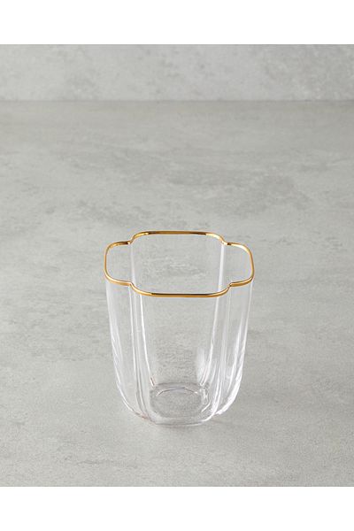 English Home Reina Glass 400 ml Transparent-Gold (08.04.2025)