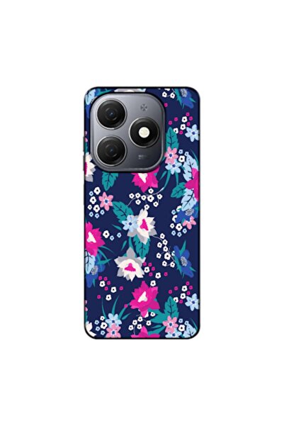 Zebana Tecno Spark 20C Compatible Case Spring Flowers 3 Silicone Case (Printed)